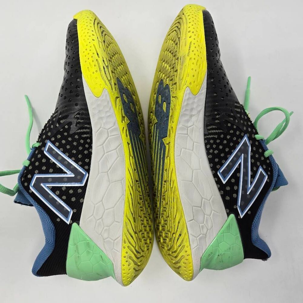 NEW BALANCE FRESH FOAM LAV V2 BLACK HERITAGE BLUE SAMPLE TENNIS SHOE MENS 10 - Picture 8 of 10